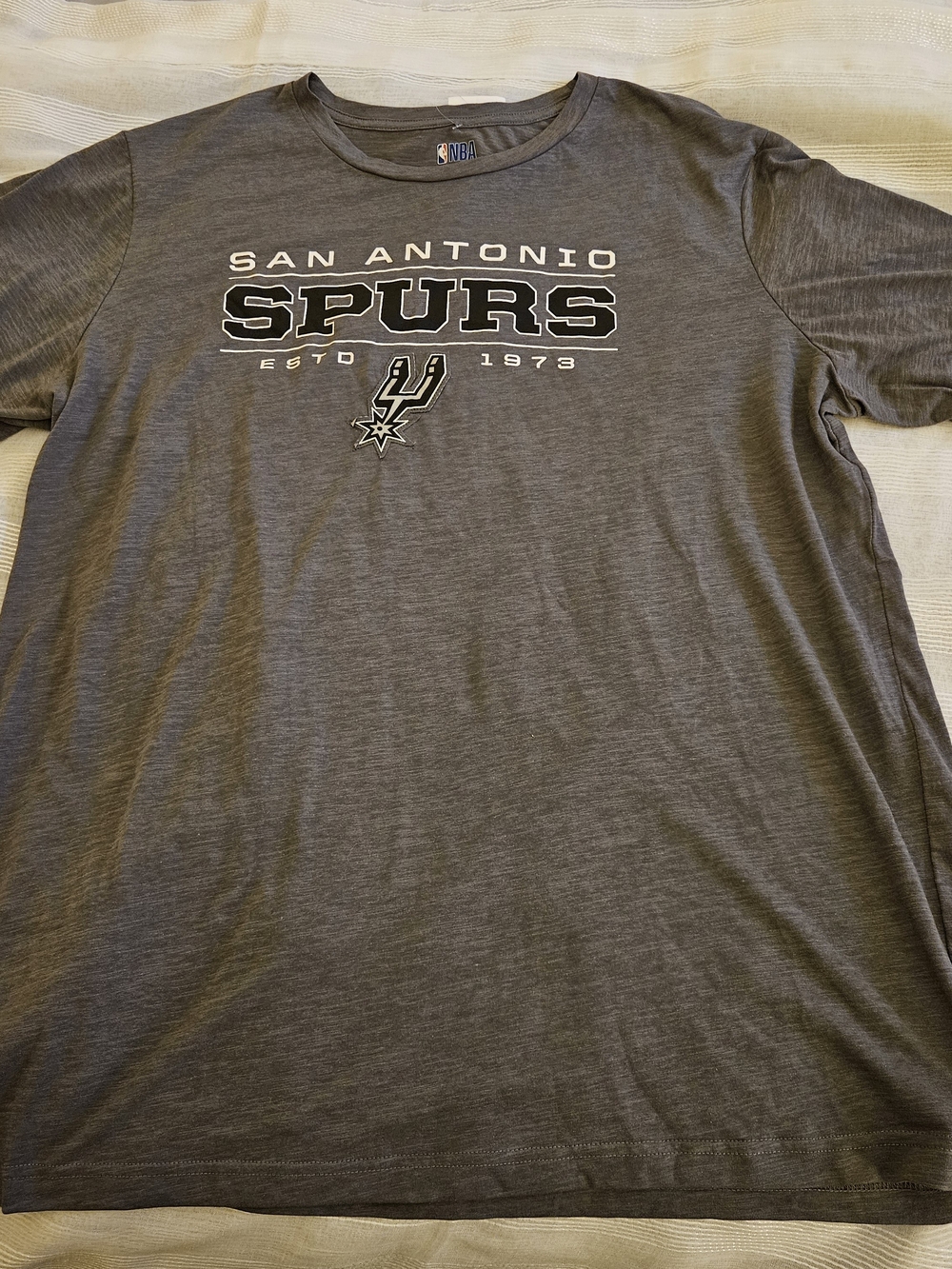 NBA San Antonio Spurs Heather Gray Short-Sleeve Tee
